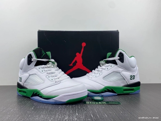 Green DD9336-103 WMNS Lucky Air Jordan 5 0711